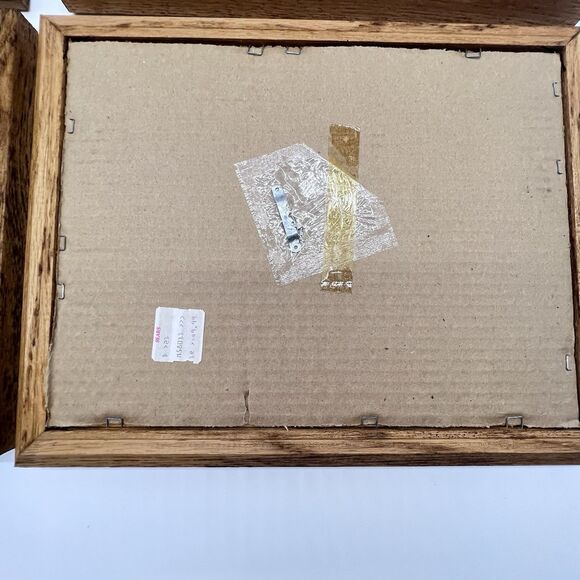 Vintage Budweiser Beer Advertising Solid Wood Framed Mirror Sign Bud-NOS 1981 - Picture 7 of 9